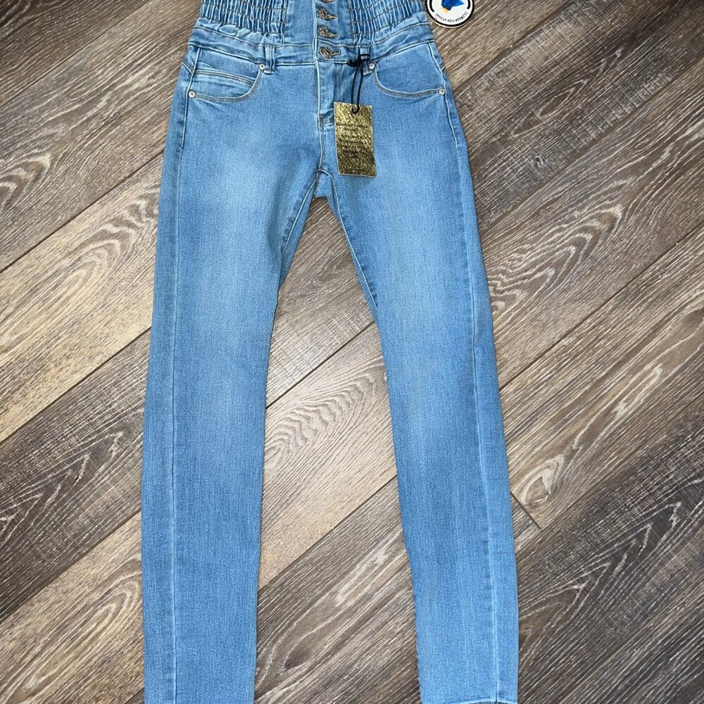 GOGO JEANS USA Columbian Push-Up Jeans, Skinny High-Rise, 5-button